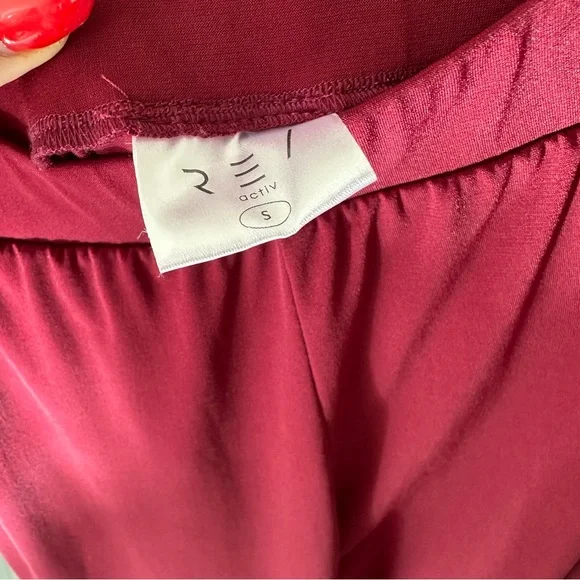 Pole Dance Flow Pants BURGUNDY Small - Picture 3 of 4
